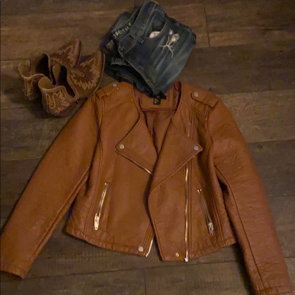 Leather jacket